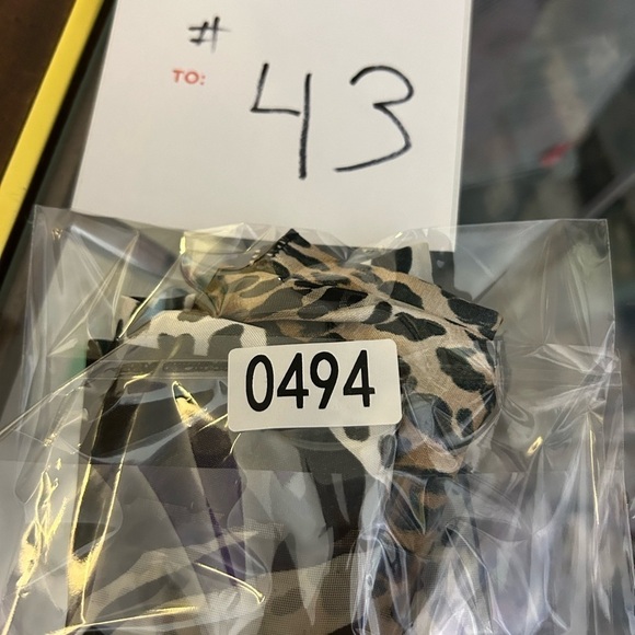 Vintage Y2K 90s Boho Leopard Print Graphic Silk blend Satin unbranded Scarf - Picture 13 of 13